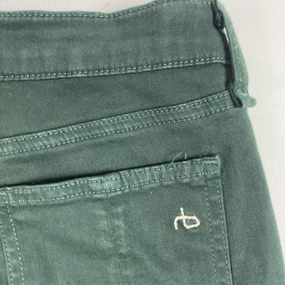 Rag & Bone JEAN Legging‎ Jeans Womens 27 Green Forest Mid Rise Jegging Stretch
